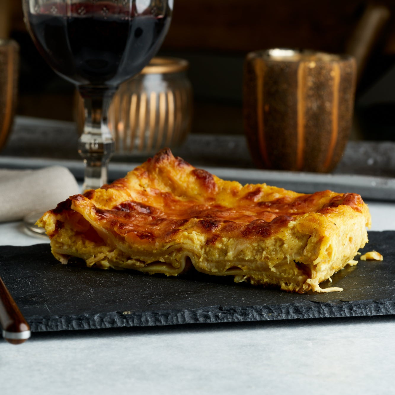 Lasaña de Ají de Gallina