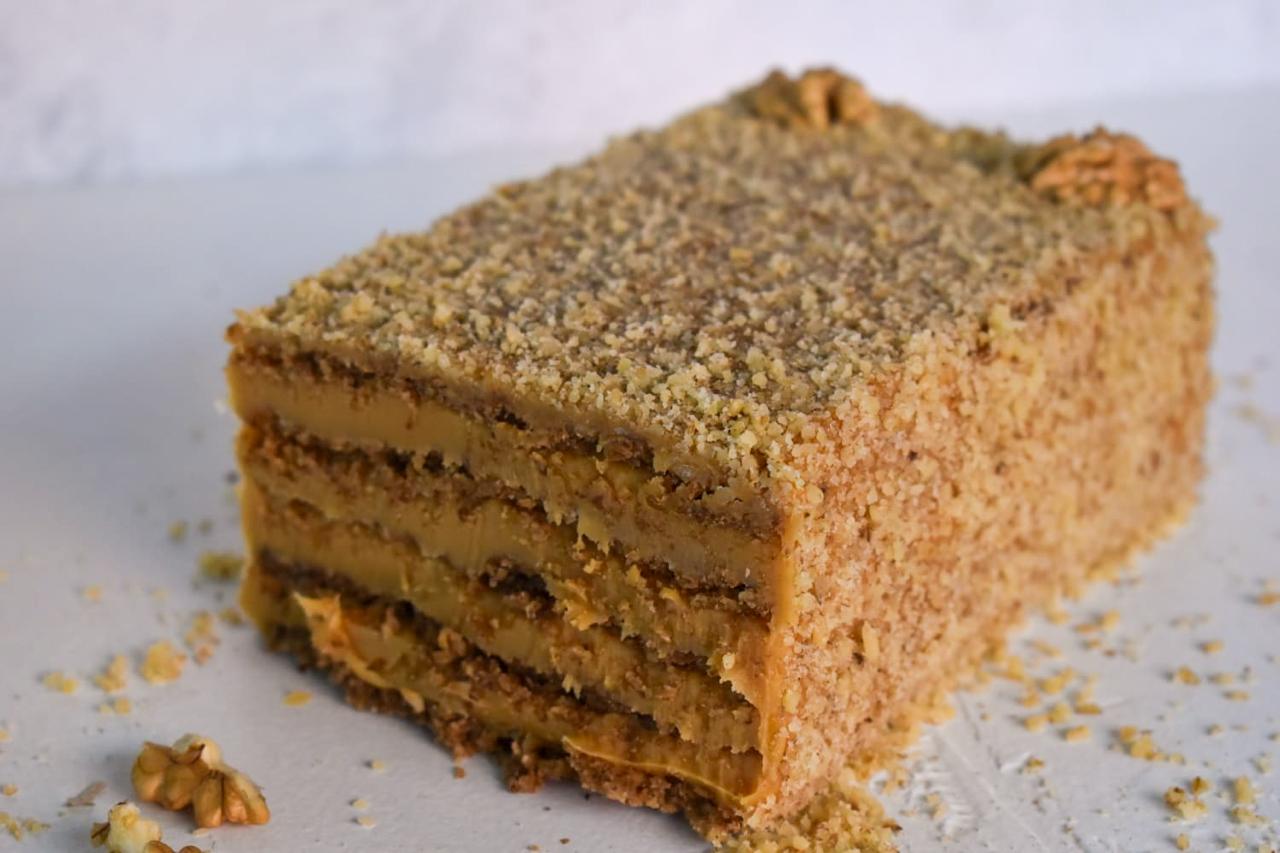 Torta de Galletón de Nuez