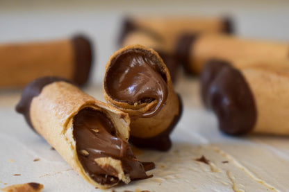 Caja 12 cuchuflis mini Nutella